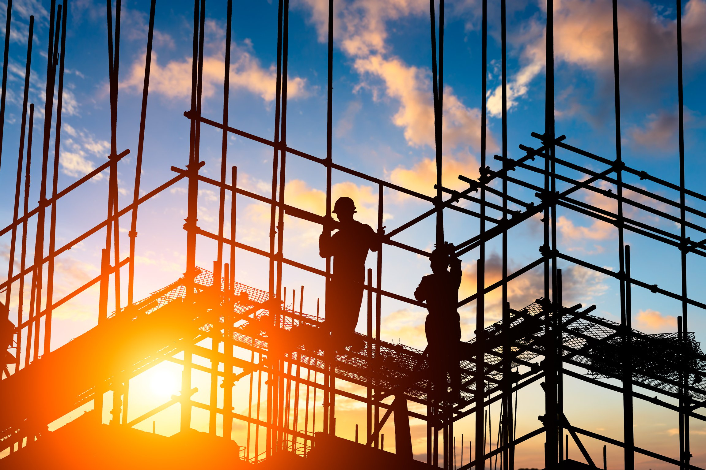 construction worker on construction site